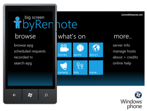 Big Screen byRemote Windows Phone 7 App Review