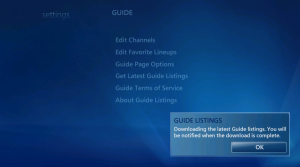 Media Center Quick Tip – Manually Refreshing Electronic Program Guide Data
