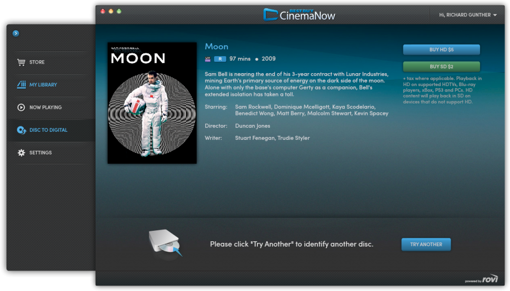 CinemaNow Introduces Buggy At Home Disc-to-Digital UltraViolet Service