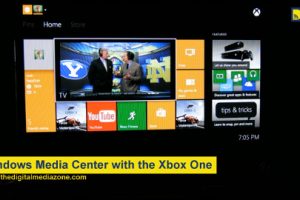Using the Xbox One with Windows Media Center