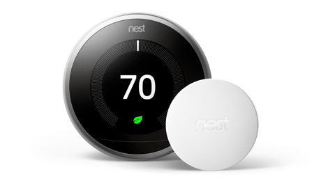 Nest thermostat with sensor